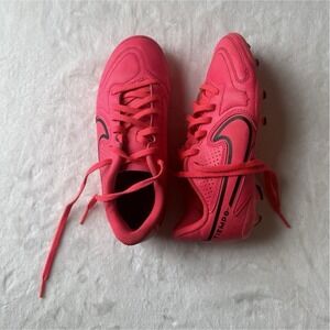 Nike Tiempo DA1331-600 Youth Soccer Cleats Pink Black US 2Y UPC 0019523701189